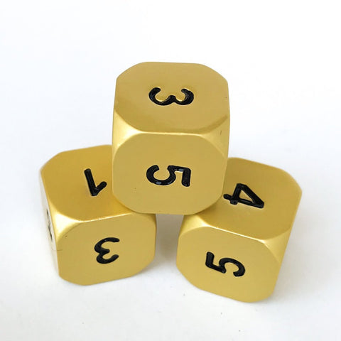 Cthulhu's Gold Dice D6 3 Pack