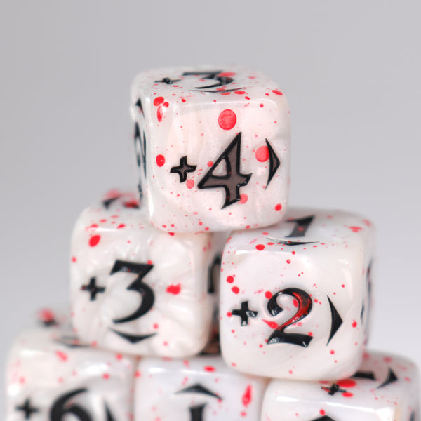MtG Spindown Counters - Bloody Positive Power Pack - White
