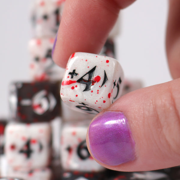 MtG Spindown Counters - Bloody Variety Pack - White