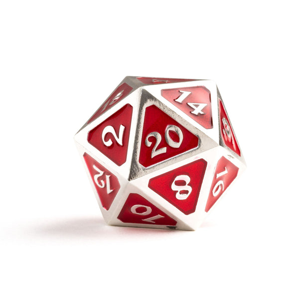 Dire d20 - Mythica Platinum Ruby