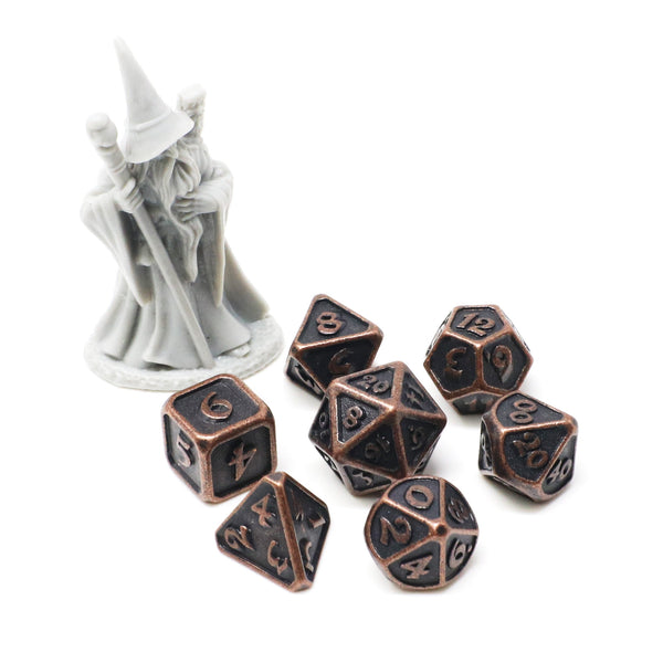 Critlings 7pc Mini RPG Set -  Dark Copper