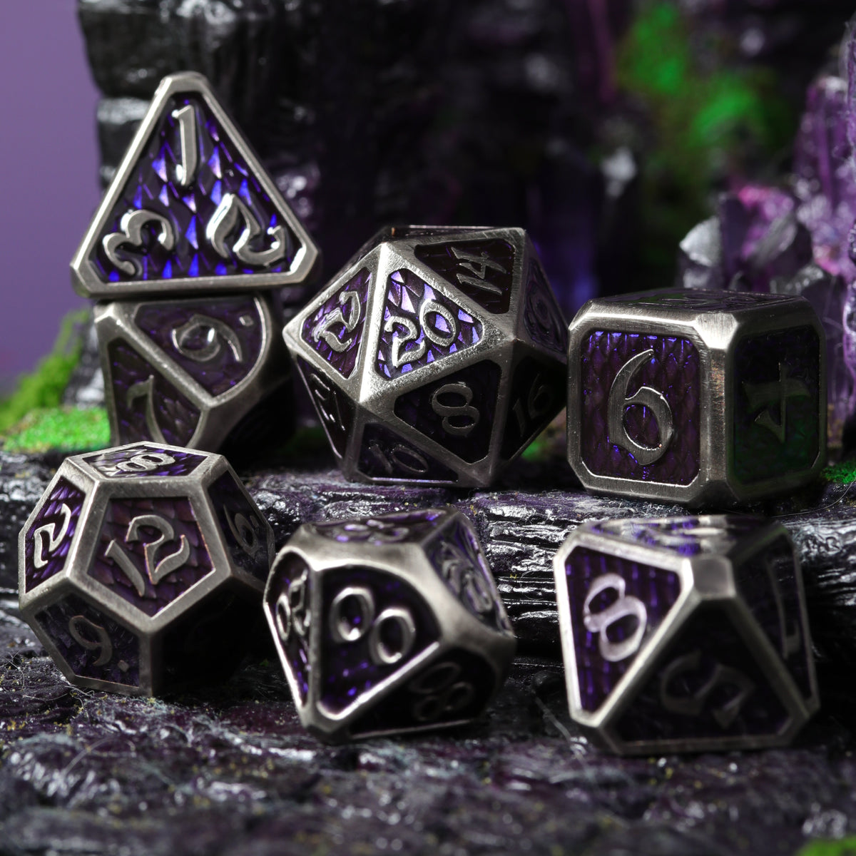 7pc RPG Set - Drakona Gemtooth - Edohain