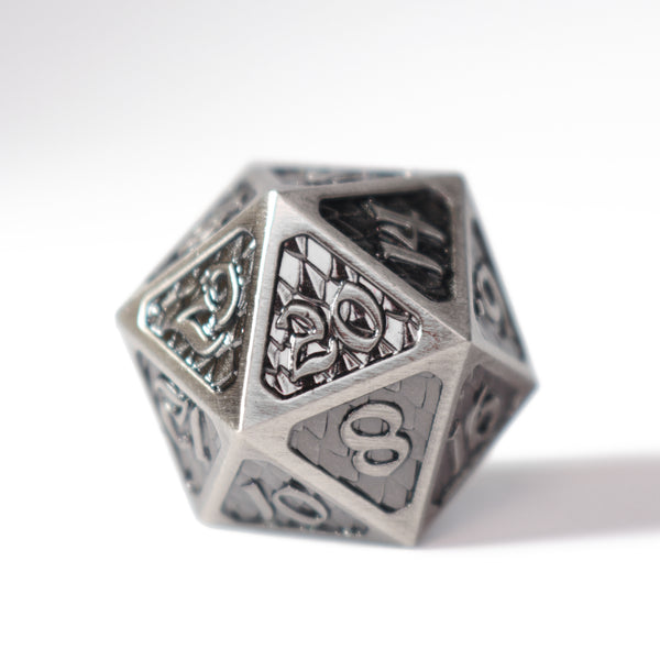 7pc RPG Set - Drakona Eldric Argentum
