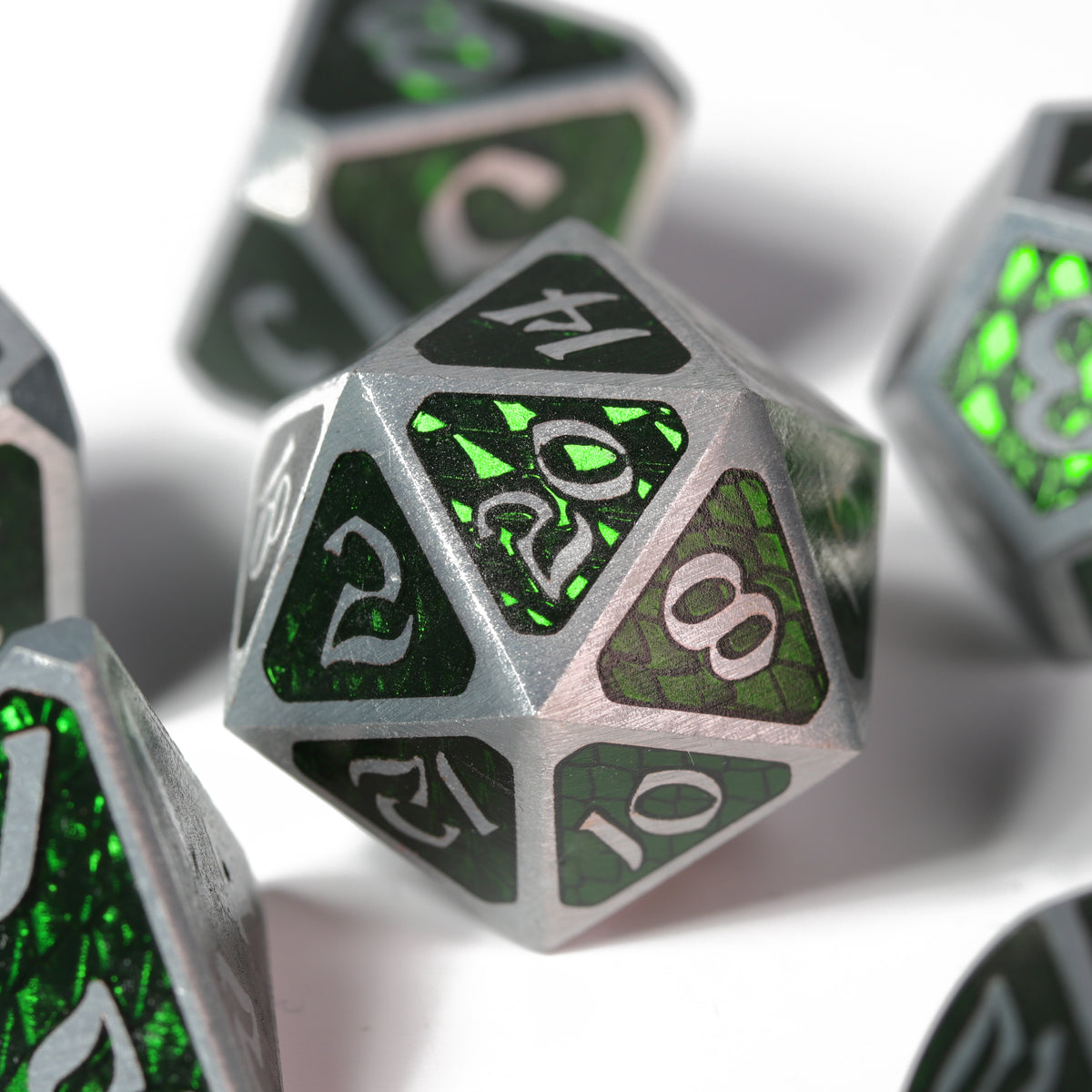 7pc RPG Set - Drakona Ventus Chloros
