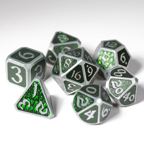 7pc RPG Set - Drakona Ventus Chloros