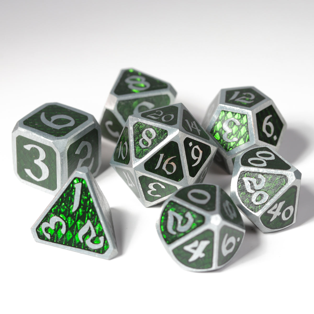 7pc RPG Set - Drakona Ventus Chloros